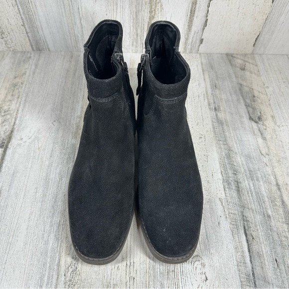 Franco Sarto Malina Boot Women Black Suede #1197 - Picture 3 of 12